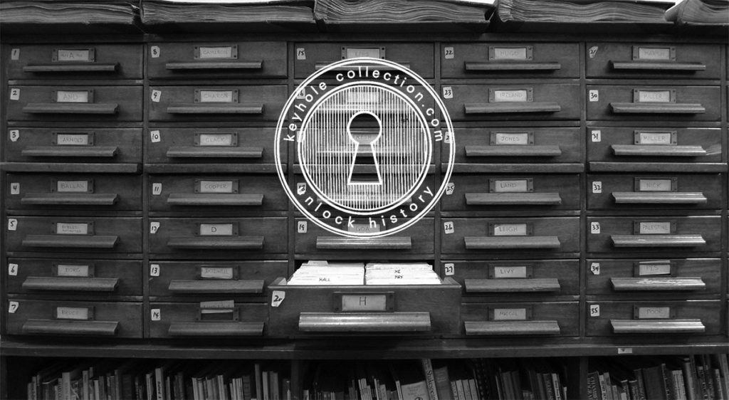 keyhole collection library drawers