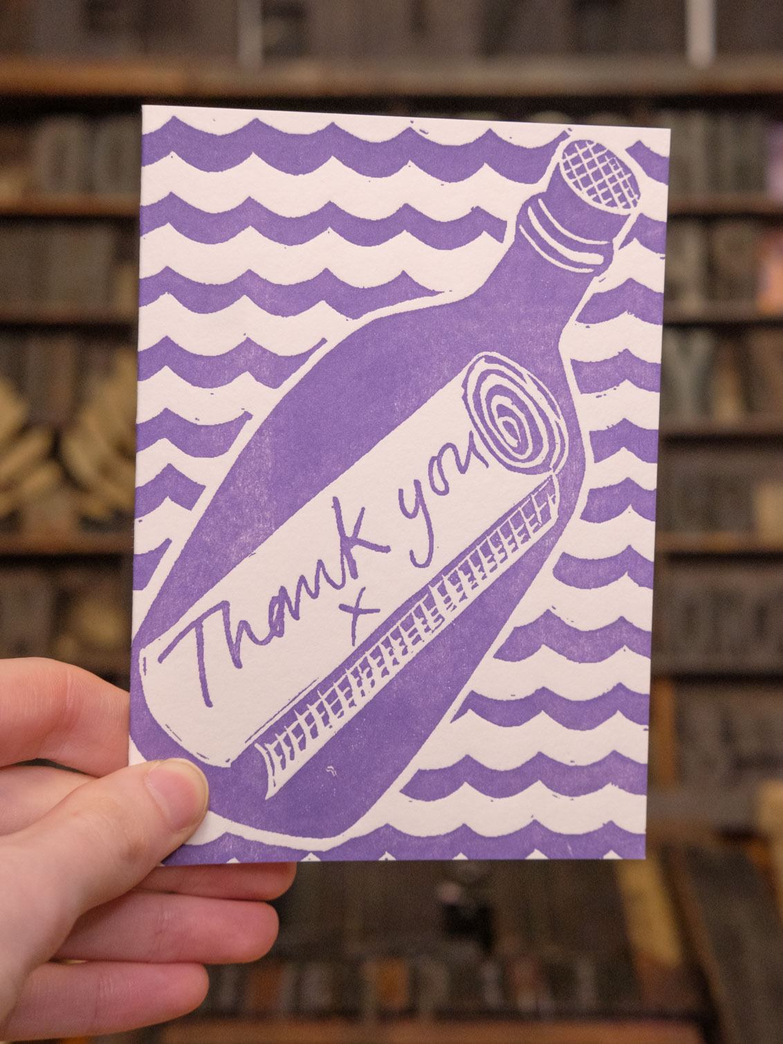ThankYou Thank You - Message In A Bottle Card