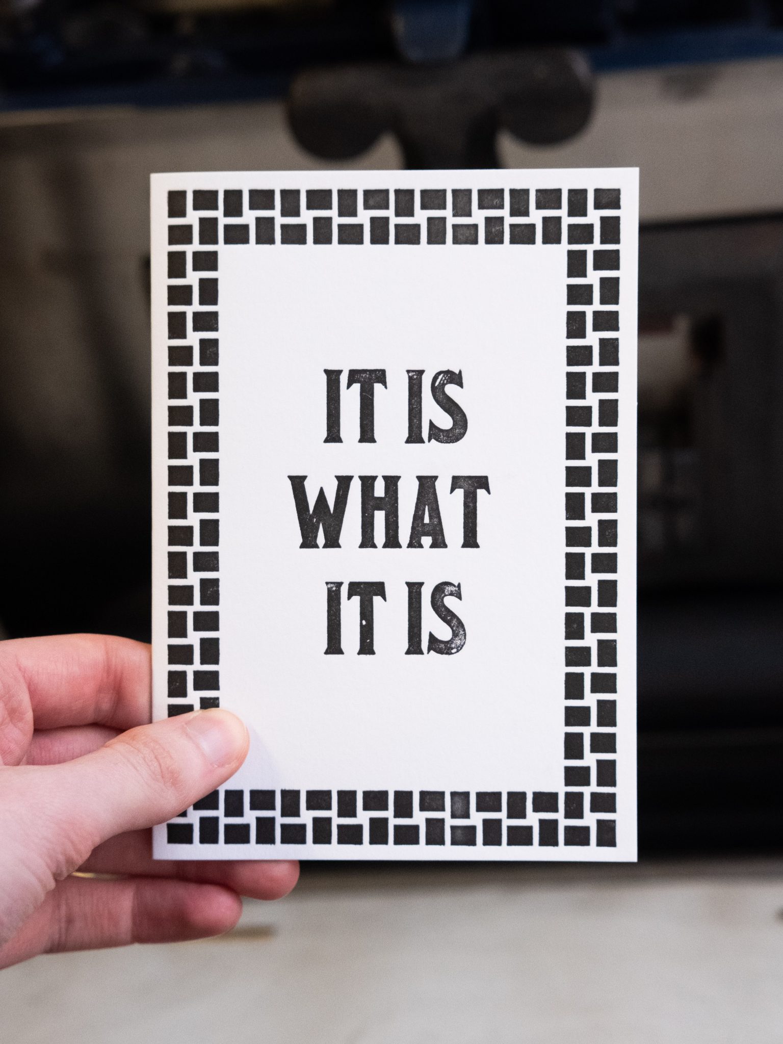 ItIsWhatItIs It Is What It Is Card