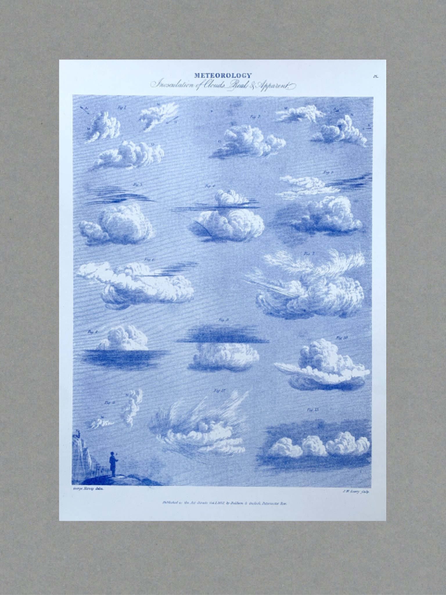 Clouds Clouds - A3 Risograph Print