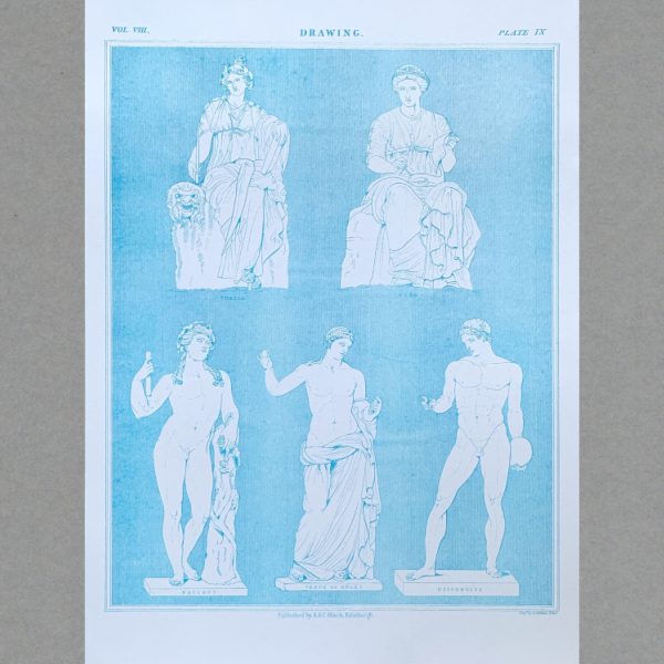 Classical Sculptures - A3 Risograph Print
