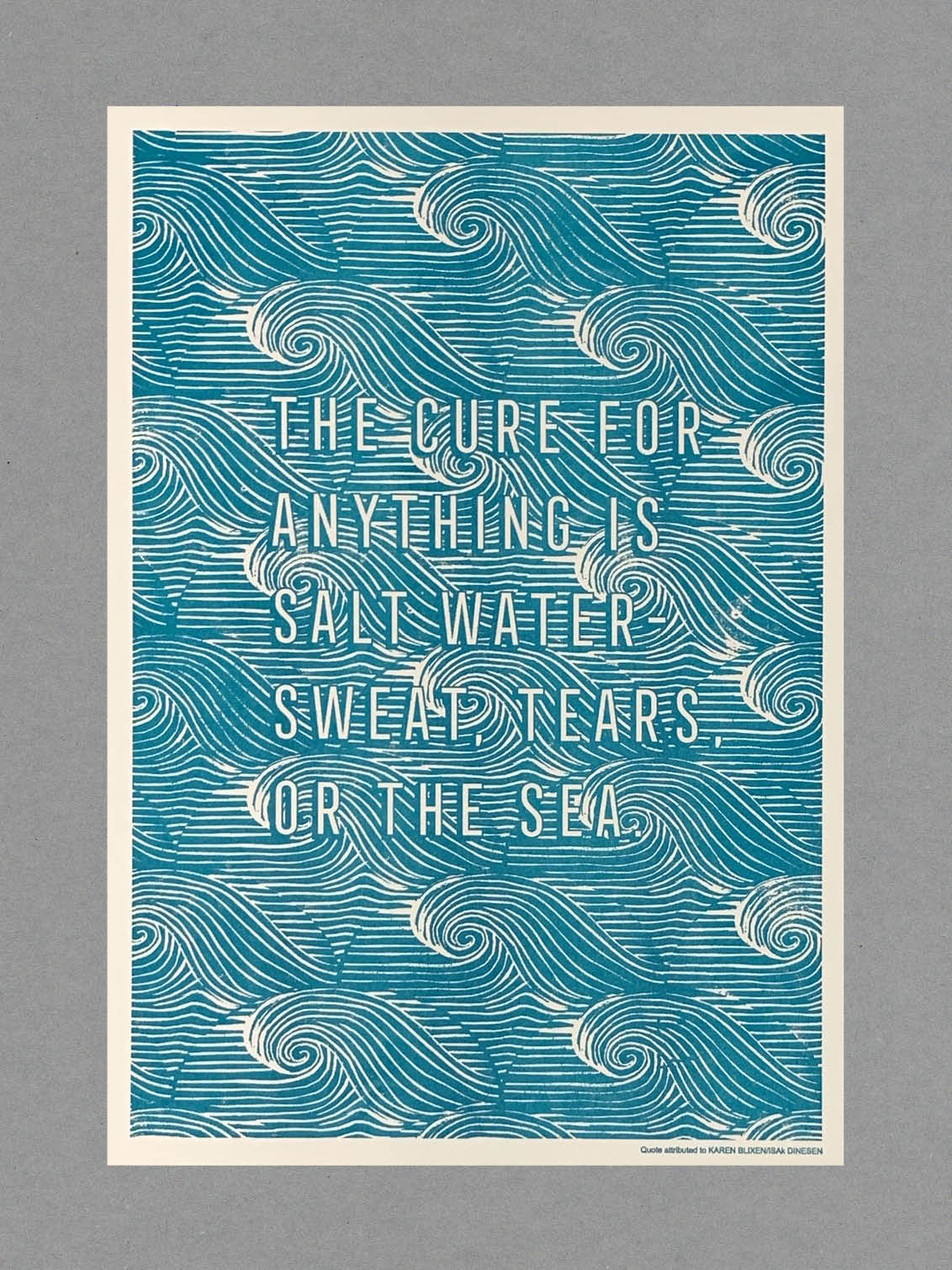 the cure front scan The Cure For Everything - A3 Risograph Print