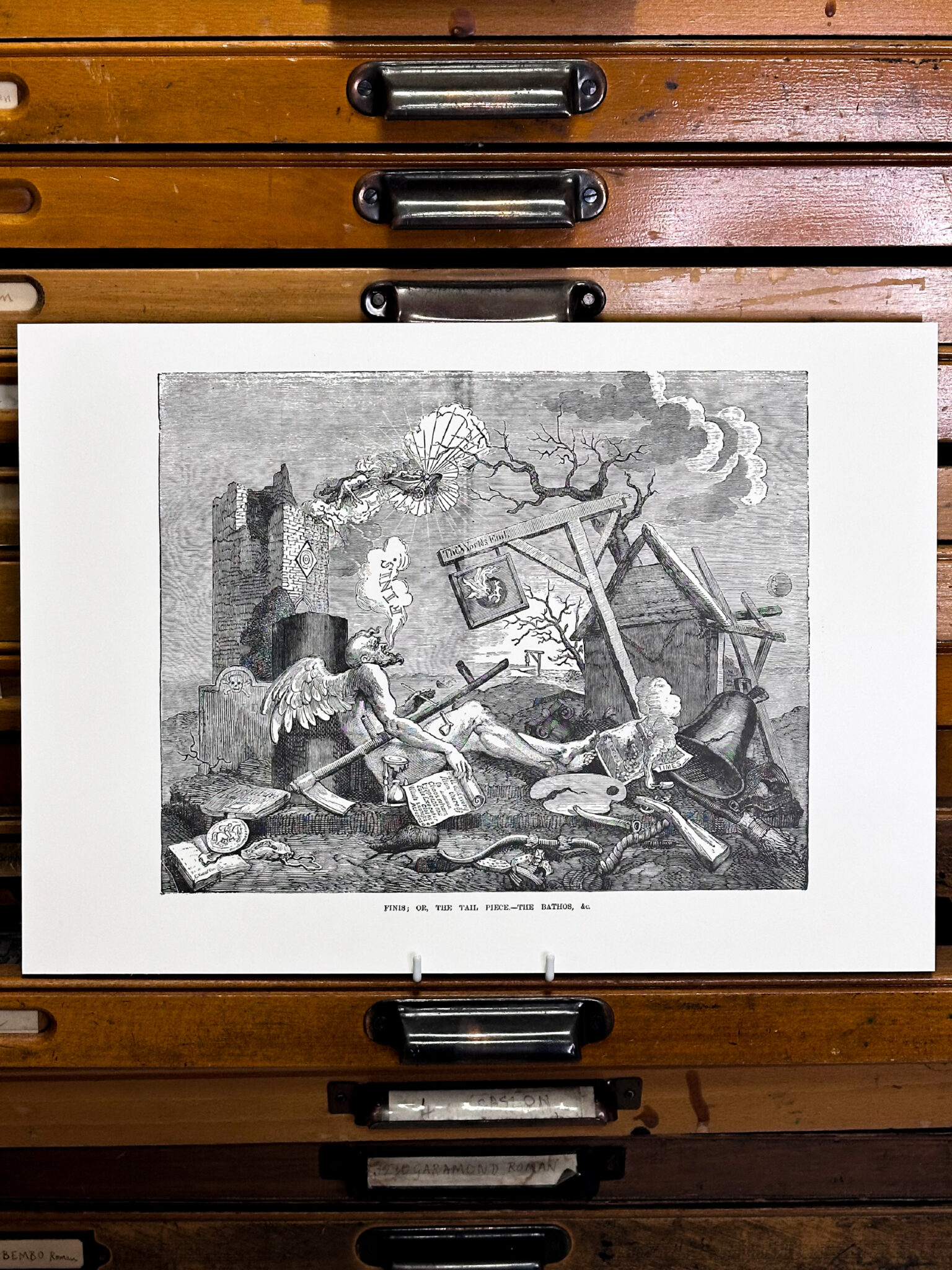 Bathos The Bathos - A3 Letterpress Print