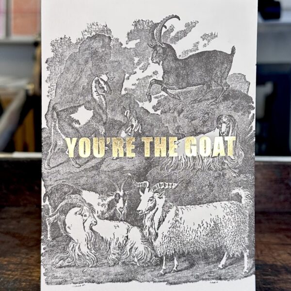 You're the GOAT Card